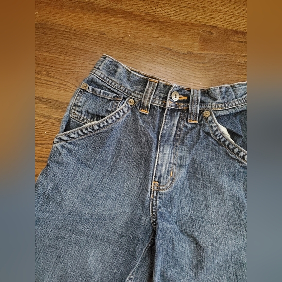 URBAN UP Boys 10S blue jean Denim carpenter shorts - Picture 5 of 9